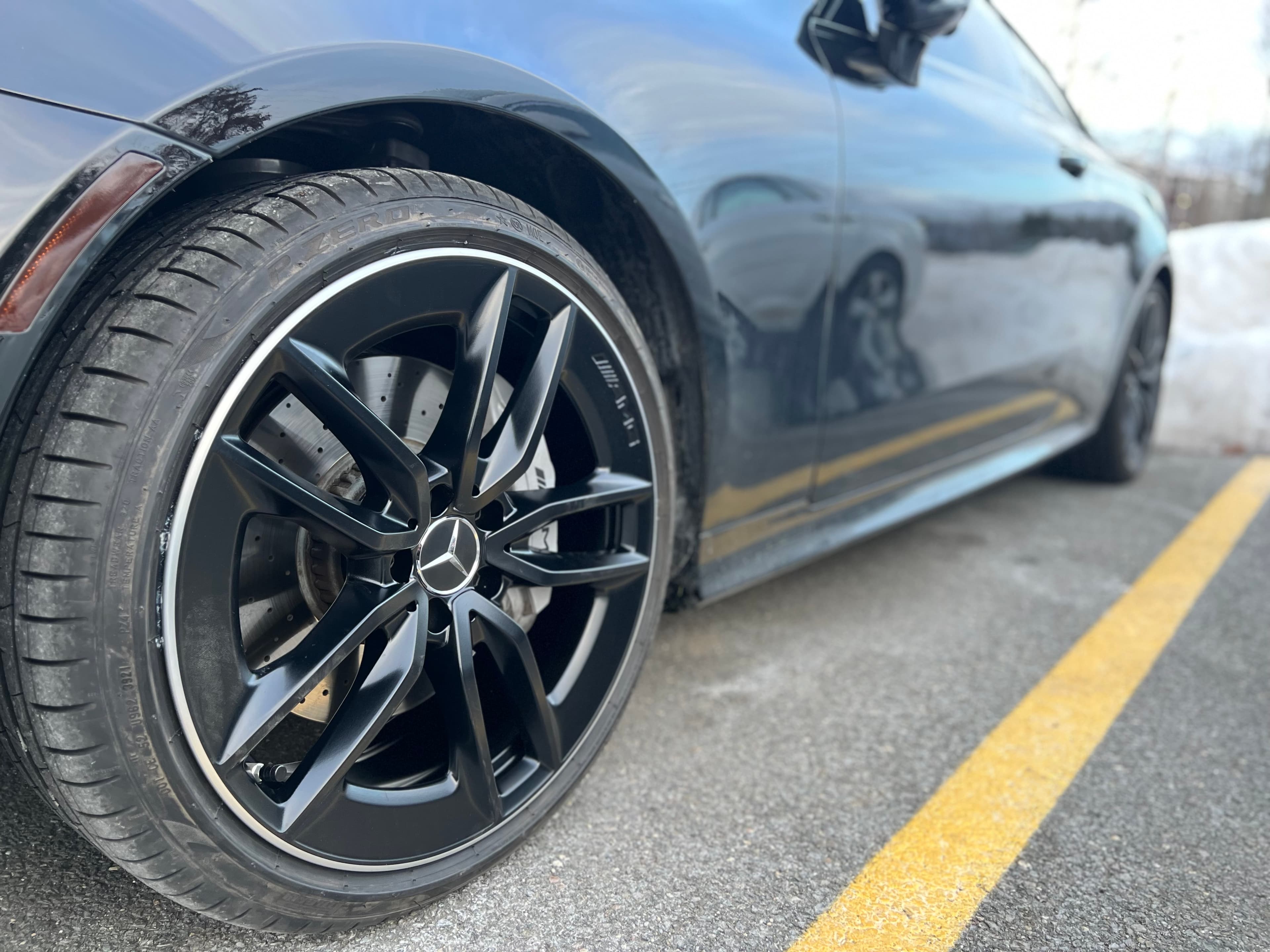 Mercedes serviced at Paragon Powder Coating & Wheel Repair